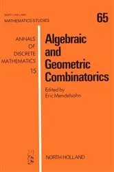 Book cover of Algebraic and Geometric Combinatorics by E. Mendelsohn