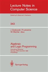 Book cover of Algebraic and Logic Programming by Jan Grabowski
