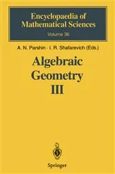 Book cover of Algebraic Geometry III by Unknown