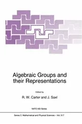 Book cover of Algebraic Groups and their Representations by R.W. Carter