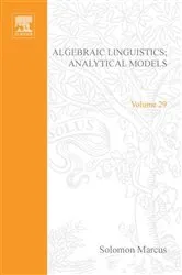 Book cover of Algebraic Linguistics; Analytical Models by Solomon Marcus by Solomon Marcus