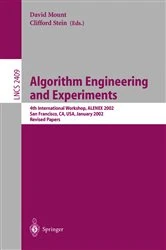 Book cover of Algorithm Engineering and Experiments by David M. Mount