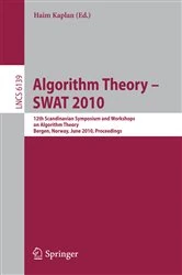 Book cover of Algorithm Theory - SWAT 2010 by Haim Kaplan