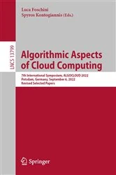 Book cover of Algorithmic Aspects of Cloud Computing by Luca Foschini