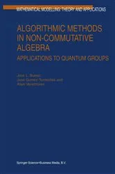 Book cover of Algorithmic Methods in Non-Commutative Algebra by Unknown