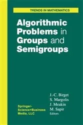 Book cover of Algorithmic Problems in Groups and Semigroups by Unknown