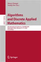 Book cover of Algorithms and Discrete Applied Mathematics by Amitabha Bagchi