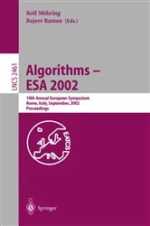 Book cover of Algorithms - ESA 2002 by Rolf Möhring
