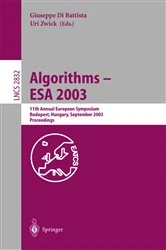 Book cover of Algorithms - ESA 2003 by Giuseppe Di Battista
