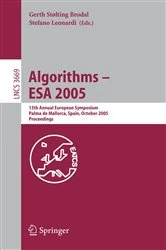 Book cover of Algorithms – ESA 2005 by Gerth S. Brodal