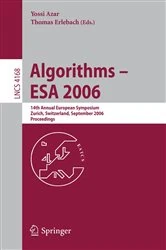 Book cover of Algorithms - ESA 2006 by Yossi Azar