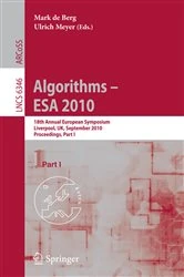Book cover of Algorithms - ESA 2010 by Mark de Berg
