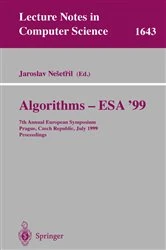 Book cover of Algorithms - ESA'99 by Jaroslav Nesetril