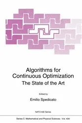 Book cover of Algorithms for Continuous Optimization by Unknown