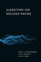 Book cover of Algorithms for Decision Making by Mykel J. Kochenderfer