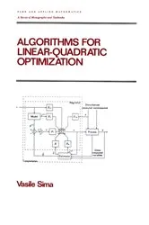 Book cover of Algorithms for Linear-Quadratic Optimization by Vasile Sima