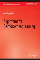 Book cover of Algorithms for Reinforcement Learning by Csaba Szepesvári