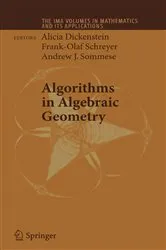 Book cover of Algorithms in Algebraic Geometry by Unknown
