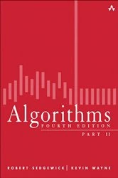 Book cover of Algorithms, Part II (4th ed.) by Robert Sedgewick