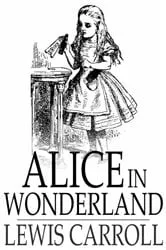 Book cover of Alice in Wonderland by Lewis Carroll