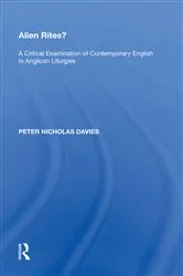 Book cover of Alien Rites? by Peter Nicholas Davies
