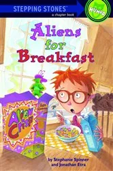 Book cover of Aliens for Breakfast by Stephanie Spinner