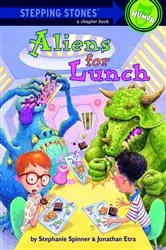 Book cover of Aliens for Lunch by Stephanie Spinner