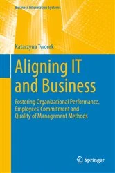 Book cover of Aligning IT and Business by Katarzyna Tworek