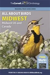 Book cover of All About Birds Midwest by Cornell Lab of Ornithology