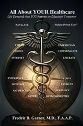 Book cover of All About Your Healthcare; Life Demands that YOU Become an Educated Consumer by Fredric Garner