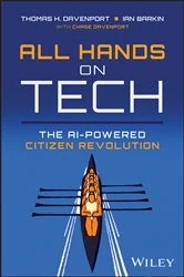 Book cover of All Hands on Tech by Thomas H. Davenport