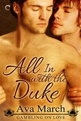 Book cover of All In with the Duke by Ava March