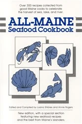 Book cover of All-Maine Seafood Cookbook by Loana Shibles
