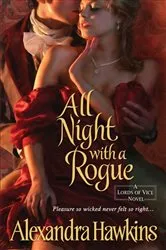 Book cover of All Night with a Rogue by Alexandra Hawkins