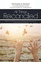 Book cover of All Things Reconciled by Christopher D. Marshall