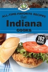 Book cover of All-Time-Favorite Recipes from Indiana Cooks by N/A