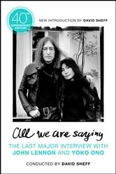 Book cover of All We Are Saying by John Lennon