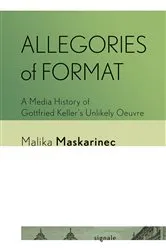 Book cover of Allegories of Format by Malika Maskarinec