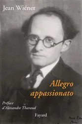 Book cover of Allegro appassionato by Jean Wiéner