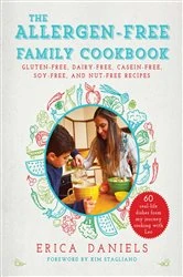 Book cover of Allergen-Free Family Cookbook by Erica Daniels