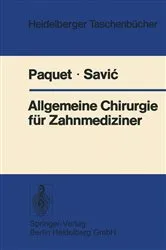Book cover of Allgemeine Chirurgie für Zahnmediziner by K.-J. Paquet