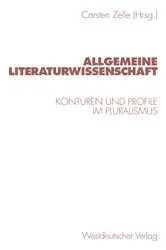 Book cover of Allgemeine Literaturwissenschaft by Unknown