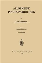 Book cover of Allgemeine Psychopathologie (5th ed.) by Karl Jaspers