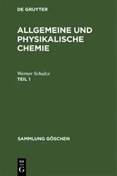 Book cover of Allgemeine und physikalische Chemie. Teil 1 (4th ed.) by Werner Schulze