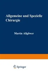 Book cover of Allgemeine und spezielle Chirurgie by Martin Allgöwer