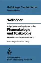 Book cover of Allgemeine und systematische Pharmakologie und Toxikologie (3rd ed.) by Hans-Herbert WellhÃ¶ner