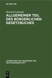 Book cover of Allgemeiner Teil des Bürgerlichen Gesetzbuches (12th ed.) by Unknown