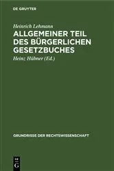 Book cover of Allgemeiner Teil des Bürgerlichen Gesetzbuches (16th ed.) by Unknown