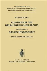 Book cover of Allgemeiner Teil des Bürgerlichen Rechts (3rd ed.) by Werner Flume