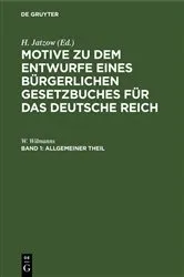 Book cover of Allgemeiner Theil by H. Jatzow